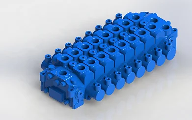 8-ми золотниковый гидрораспределитель, GCJX-G25L